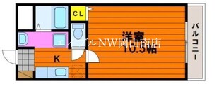 大元駅 徒歩26分 4階の物件間取画像